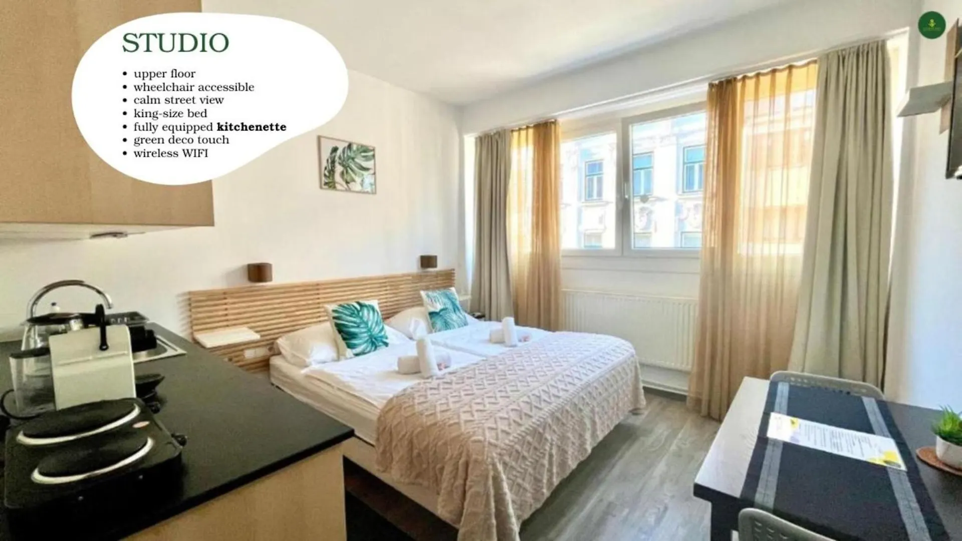 4Youhomes - Cosy & Green Studio In Central Station District Wien Lejlighed
